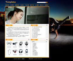 济南网站建设-耳机生产企业网站
