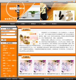 济南网站建设-鞋类生产企业网站