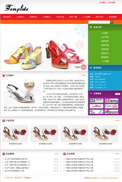 济南网站建设-女鞋生产企业网站