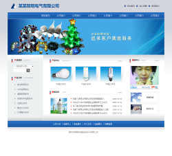 济南网站建设-照明电气公司网站
