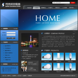 济南网站建设-照明电器公司网站