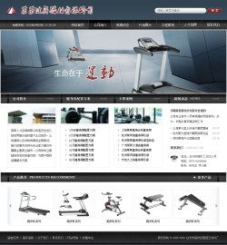 济南网站建设-运动器材公司网站