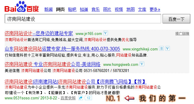 网站优化案例图示